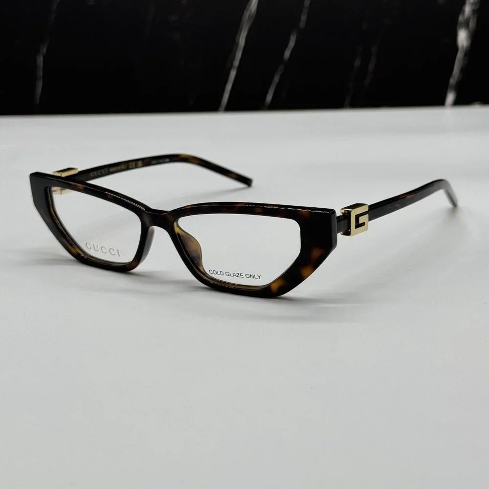 NEW GUCCI EYEGLASSES GG1683O 003 WOMEN HAVANA EYEWEAR GUCCI